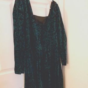 Vintage velvet Laura Ashley Dress